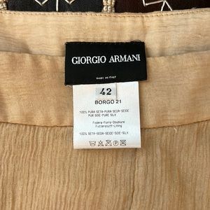Georgio Armani 100% silk skirt